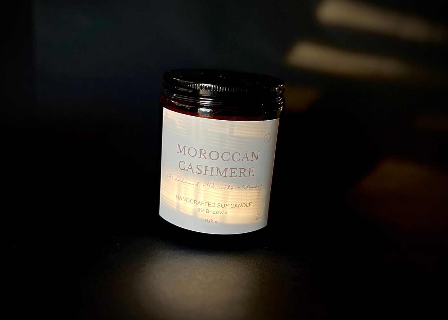 8 oz Amber Jar Soy Candle