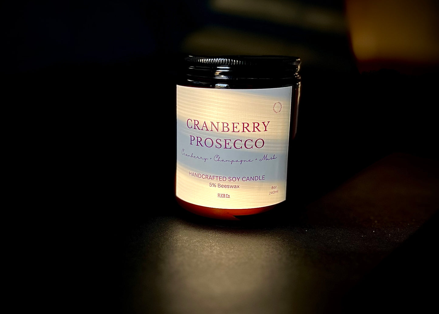 8 oz Amber Jar Soy Candle