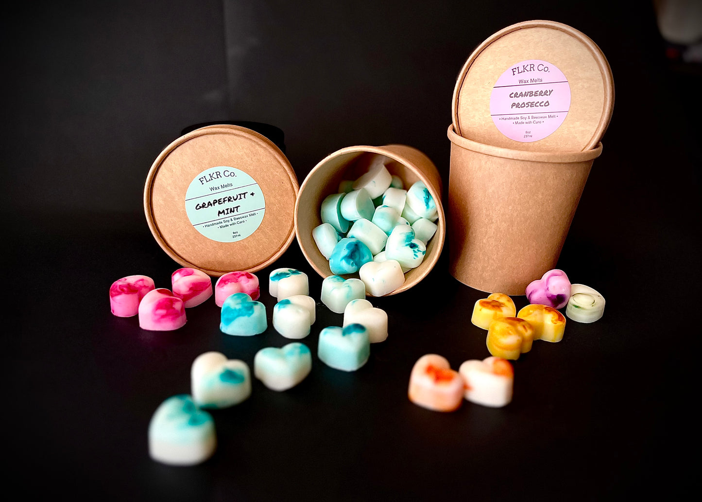 Heart Wax Melt - 8oz (16oz Container)