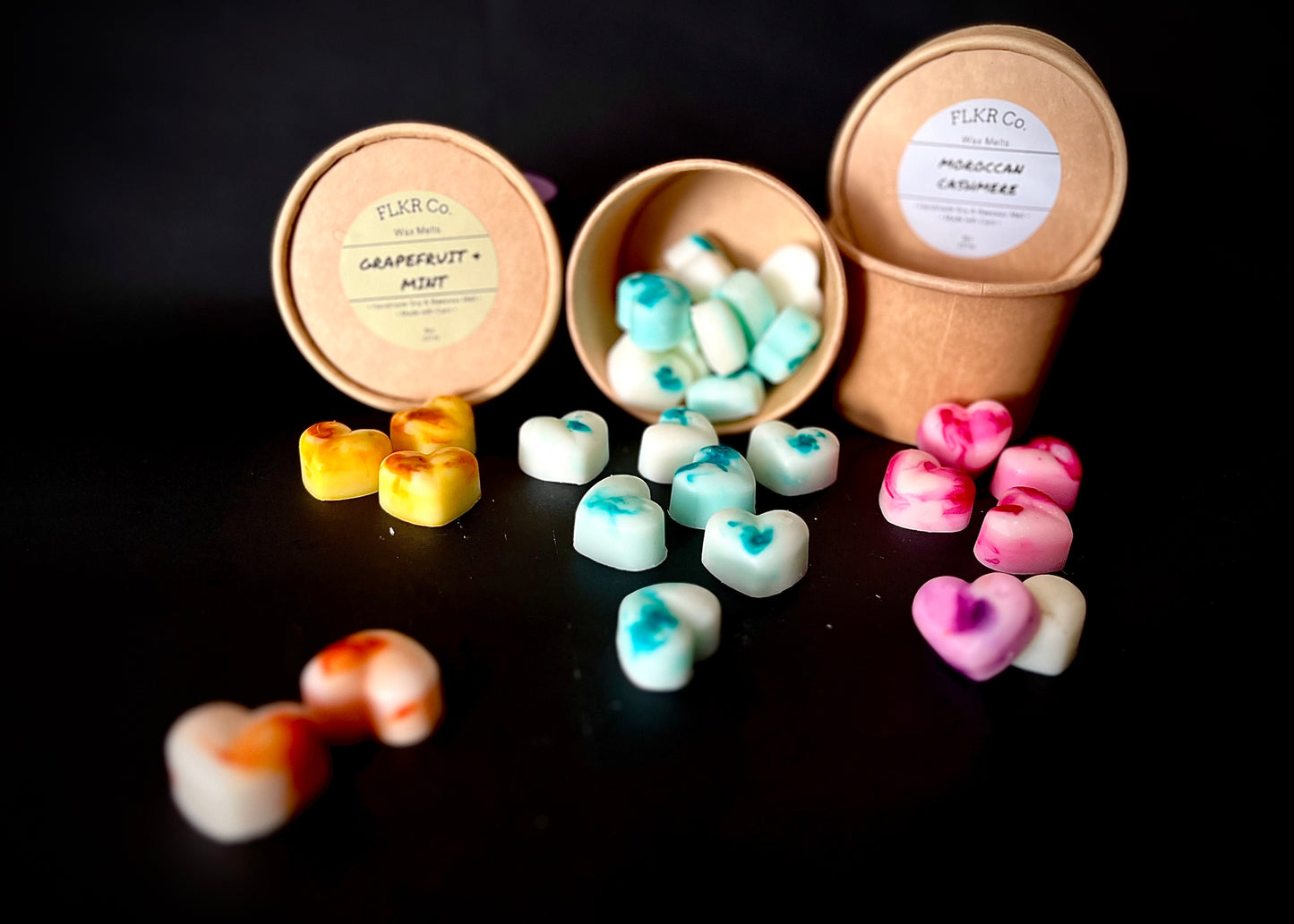Heart Wax Melt - 4.5oz (8oz Container)
